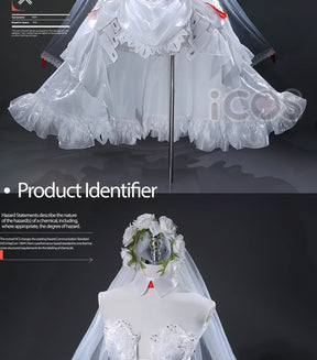 DARLING in the FRANXX Zero Two Cosplay Costume 02 Wedding Dress Uniform Halloween Carnival Party Christmas Play Role  Clothing