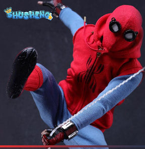 Spider-Man Costume Cosplay Peter Parker Spiderman Casual Suit Movie Spider-Man : Homecoming Cosplay Costume Halloween