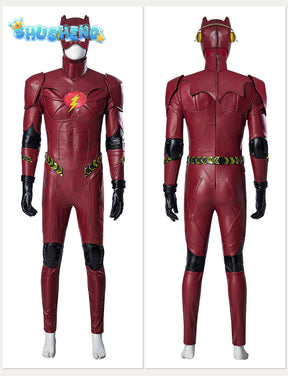 Red Jumpsuit Red Flash Barry Allen Cosplay Costume Customizable Adult Men Flash Cosplay Bodysuit with Headgear