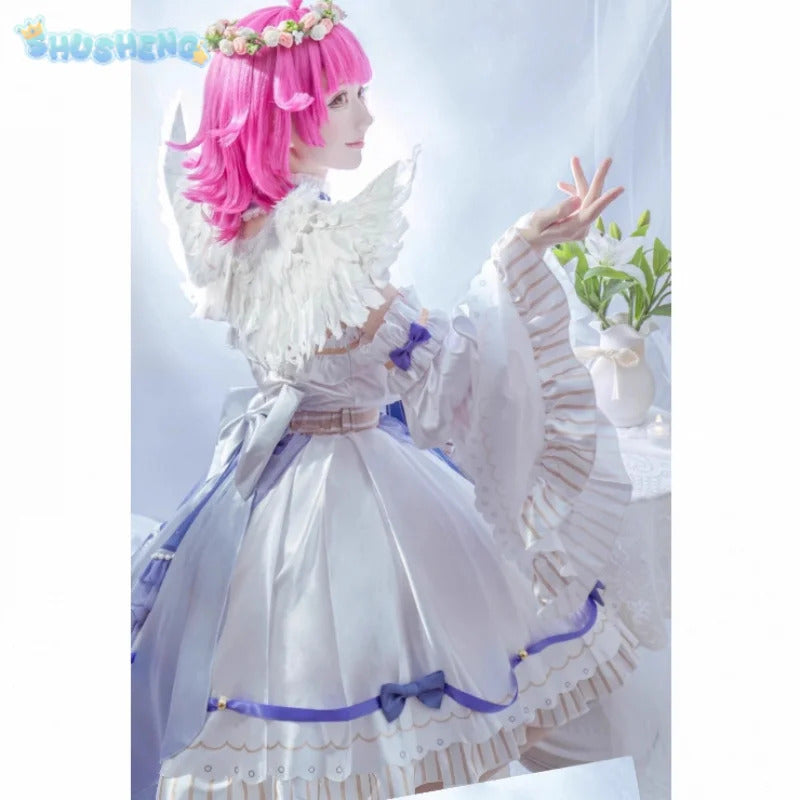 LoveLive! Konoe Kanata Yuki Setsuna Emma Verde Tennouji Rina Mifune Shioriko Osaka Shizuku Cosplay Costume Halloween dress set