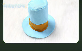 Game Twisted  Wonderland Cosplay Gidel playfulland Costume hat, tail, Coat, Halloween party handy Woman Men Gidel uniform
