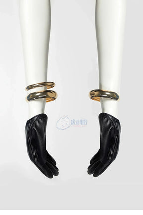 NIKKE：The Goddess of Victory Rosanna Cosplay Costume Halloween Carnival Fashion Coat Leather Pants Accessories Prop Woman Set