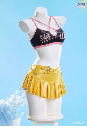 Shusheng-R Anime KPop Demon Hunters Mira Swimsuit Cosplay Costume S-XL