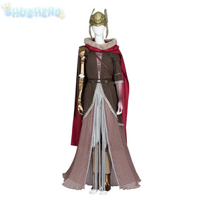 Game Elden Malenia Cosplay Suit Old Man Ring Valkyrie Same Women Malenia Dress Role Play Outfit Accessories Halloween Costumes