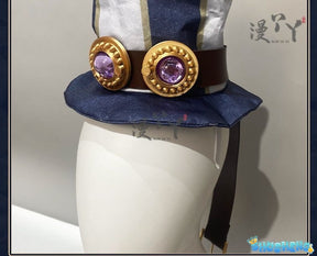Identity Ⅴ Anne Lester Toy Merchant Cosplay Costume Hat waist bag glasses tie Halloween Gothic casual uniform Woman Man New set