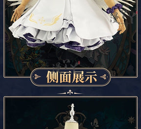 Blue Archive cosplay Misono Mika Cosplay Costumes  Princess Girl Wedding Satin Dress Shawl Headwear Suit Costume