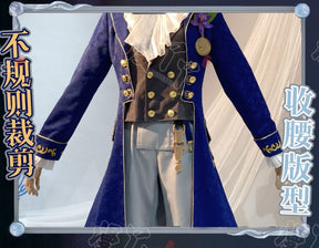 Alva Lorenz Cosplay Game Identity V Hermit Costume Graduation Ceremony Gentlemen Uniform Suit Halloween Party Outfit for Man