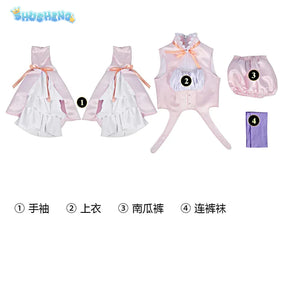 Anime MahoAku Byakuya Mimori Miller Cosplay Costume Outfit The Magical Girl and The Evil Lieutenant Used To Be Archenemies Women