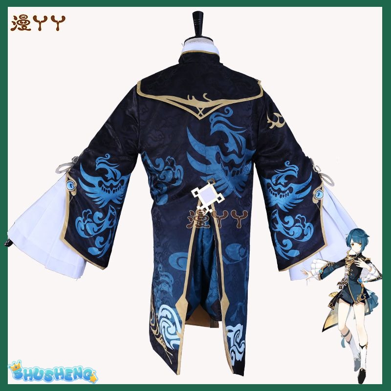 Xingqiu Cosplay Game Genshin Impact Cosplay Costume Xing Qiu Genshin Impact Cosplay Halloween