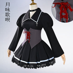 Shugo Chara Tsukiyomi Utau Cosplay Cos Dress Dress Anime Full Set Sailor Women