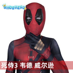 Superhero Wolverine Deadpool Cosplay Jumpsuit Wolverine Cosplay Costume Children Halloween Party Bodysuit