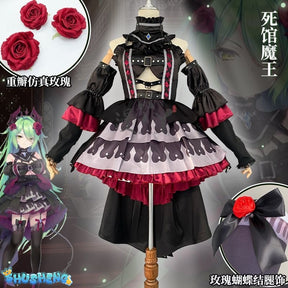 Game Dead and Bloomed in the Mansion Devil Cosplay Costume Lolita Dress Halloween Carnival Uniform Anime Clothing Party Suit