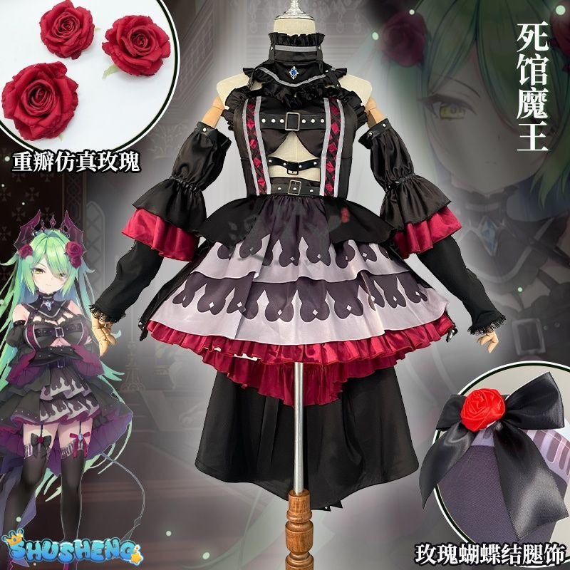 Game Dead and Bloomed in the Mansion Devil Cosplay Costume Lolita Dress Halloween Carnival Uniform Anime Clothing Party Suit