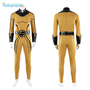 Movie Sentry Cosplay Thunderbolts Costume Halloween men's tight fitting jumpsuit shoes props fantasy combat uniform Net set