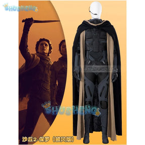 Arrakis Aka Dune Cosplay Suit Fremen stillsuit Paul Atreides Suit Armor Suit with Vest Jumpsuit Cape mask Halloween Outfit