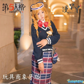 Game Identity V Toy Merchant Anne Lester Ivory Tower Cosplay Costume Dress Anime Clothes Halloween Women