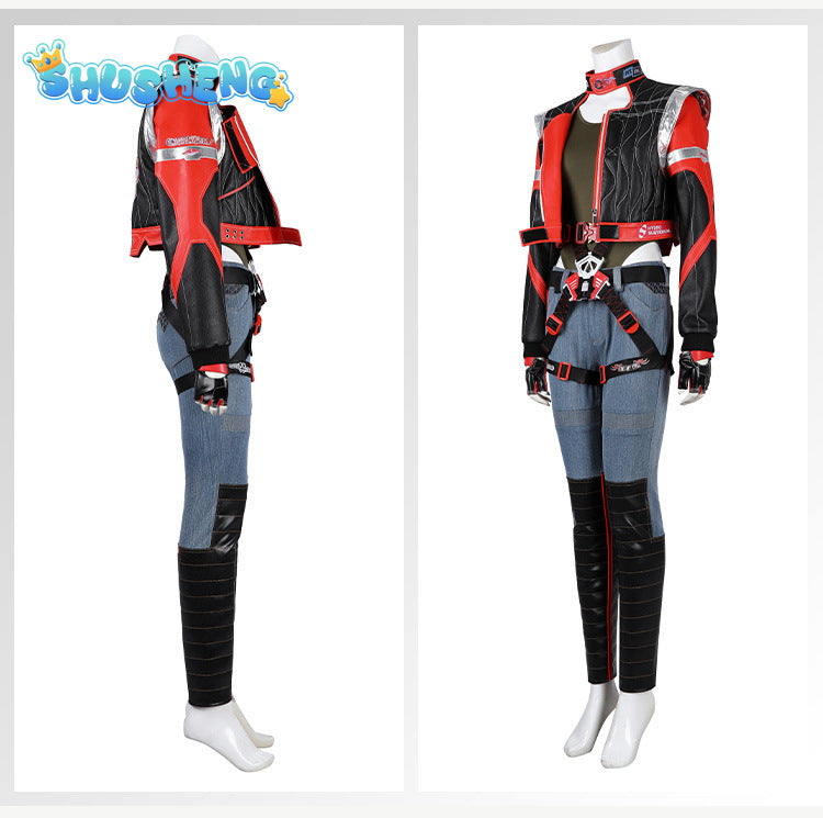 New Game Panam Palmer Punk Cosplay Costume Shirt Pants Coat Belts Boots To Choose Fancy Set Custom Made