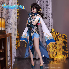 Ruan Mei Cosplay Game Honkai Star Rail Ruan Mei Cosplay Costume Party Outfits Costume Wig Shoes Full Set for Women