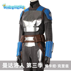 Bo Katan Kryze Cosplay Costume Women Jumpsuit Bodysuit One-piece Clothing Fantasia Women Halloween Party Roleplay Disguise Suit