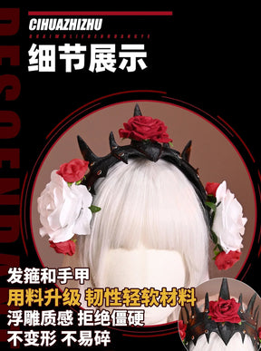 Monster Hunter Wilds Spiny Spider Lala Barina Cosplay Costume Full Set Uniform Props Accessories Women Halloween Carnival Party