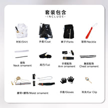 Wuthering Waves Zani Cosplay Costume Uniform Montelli Family Averardo Bank Ragunna Rinascita Halloween Party for Women Girls