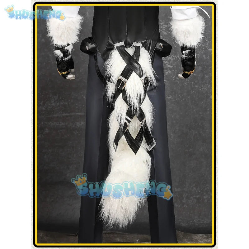 Zenless Zone Zero Von Lycaon Cosplay Costume Wig Game Uniform Tail Rings Victoria Housekeeping New Eridu Halloween for Women Men