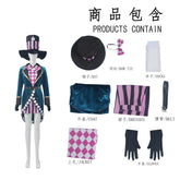 Game Alice: Madness Returns Cosplay Costume Alice Hat, Belt, Tie, Gloves, Halloween Party Magician Uniform Woman man Set S-XXXL