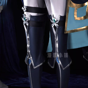Lohen cosplay Game Cosplay Series:Genshin Impact Knights of Favonius Lohen 3D mold props Cosplay Costume full set Shusheng