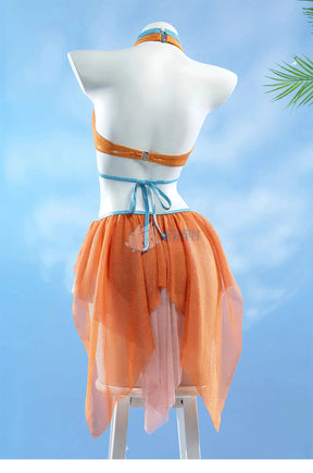 Movie Stella Cosplay Costume Halloween party sexy dress accessories prop set women beach sexy swimsuit Stella uniform