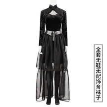 New Movie Lisa Frankenstein Cosplay Costume Black Dress Belt Boots To Choose Custom Made