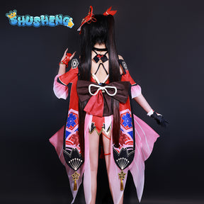 Honkai: Star Rail Sparkle Cosplay Costume Mask Headwear Accessories Gorgeous Sexy Dress Halloween Carnival