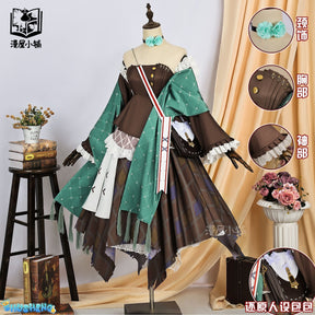 Anime Game Character Arknights Viviana Durin Cosplay Costume Full Set From Ognisko Official Outfit Halloween Party Dress Impact