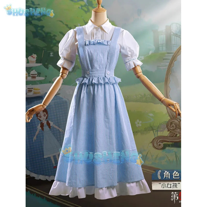 Game Identity V Little Girl Dorothy Dress Cosplay Costume For Women Cute Picnic Dorothy Uniform Hallween Carnival Shusheng