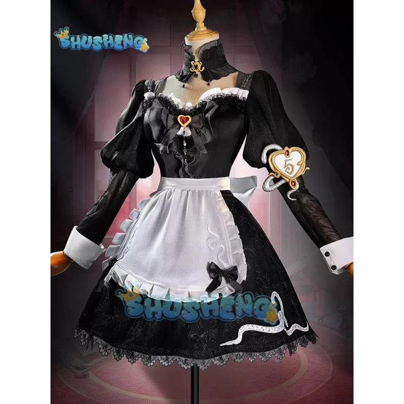 Identity V Fiona Gilman Priestess Dance QiZhen Fashion Game Suit Elegant Dress Cosplay Costume Halloween Party Role Play Outfit