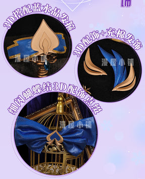 New Honor Of Kings Da Qiao Lolita Cosplay Dress Wedding Dress For Game Party Custom Made