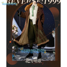 Reverse:1999 Windsong Cosplay Costume Coat shirt tie belt gloves necklace Halloween party Handsome man Woman uniform Full Set