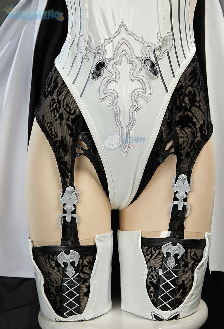 Game NieR Re[in]carnation True Dark 10H Liberation War Cosplay Costume Sexy one-piece bodysuit and accessories Halloween 10H Set