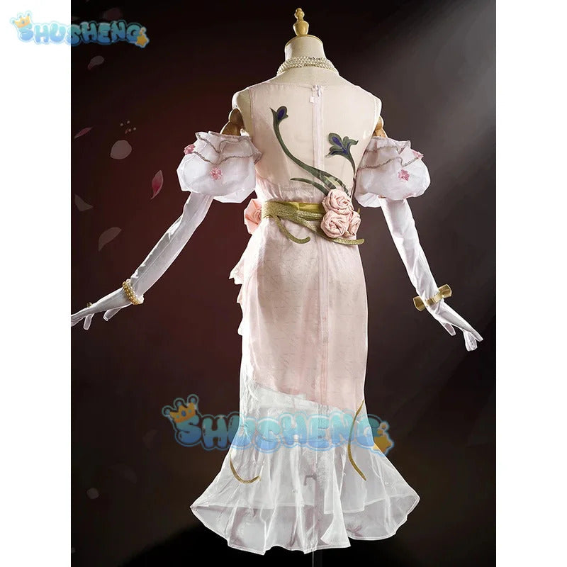 Vera Nair Cosplay Costume Game Identity V Perfumer Role Play Women Girls Sexy Elegant Halloween Party Dress Suit Full Set