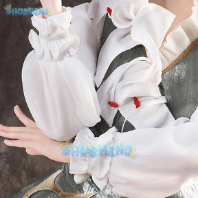 Reverse:1999 Melania Cosplay Costume Cosplay Costume Red and White Uniform Halloween Carnival Party Christmas Clothing