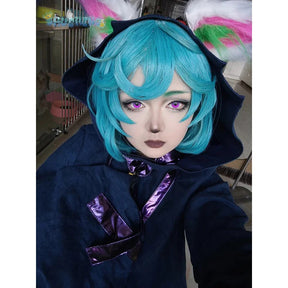 Game Lol Vex Dawnbringer Cosplay Costume Ears hats wigs accessories Halloween party cute man woman set