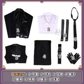 Love and Deepspace Xavier  Cosplay Costume Edge of Intelligence Uniform Halloween Party Christmas Play Role Clothes Women Men