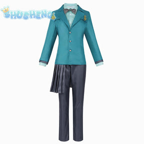 Movie Wicked Elphaba Cosplay costume Coat, shirt, apron, vest, tie, campus uniform Halloween party Elphaba Woman Man set S-XXL
