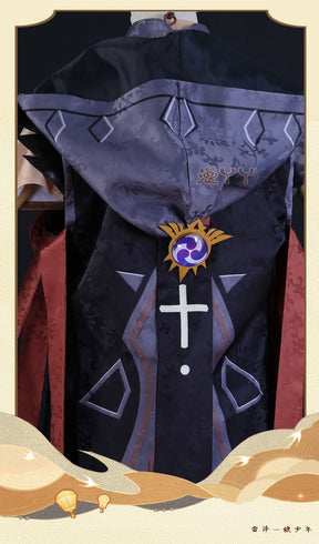 Anime Game Genshin Impact Razor Genshin Cosplay Costume Necklace Uniform Anime Halloween Party Outfit Full Sets