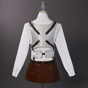 Attack on Titan‌ Eren Mikasa Levi Armin Hange Historia Reiss Cosplay Costume Scout Regiment‌ Uniform Halloween Carnival Party