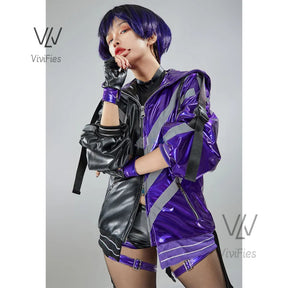 Game Tekken 8 Ling Reina  Cosplay Fantasia Costume Disguise for Adult Women Tops Shorts Outfits Halloween Carnival Party Clothes