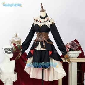BanG Dream Ave Mujica Doloris Misumi Uika Cosplay Costume Uniform Halloween Carnival Party Christmas Play Role Clothes Clothing