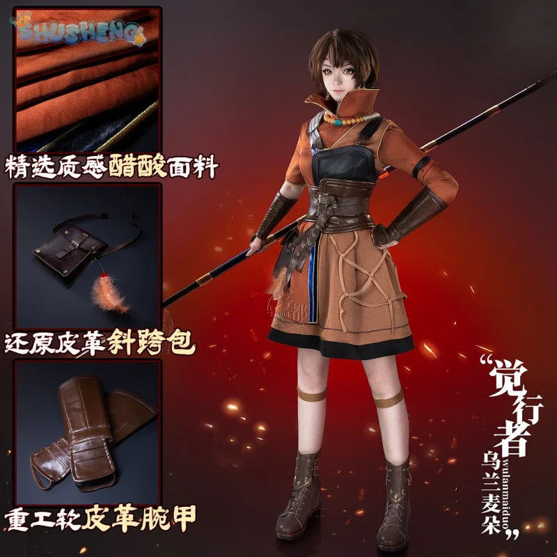 INCARNATION 2 Ulan Maiduo The awakening Cosplay Costume Wig breastplate waist bag prop jacket set Halloween new fashion uniform