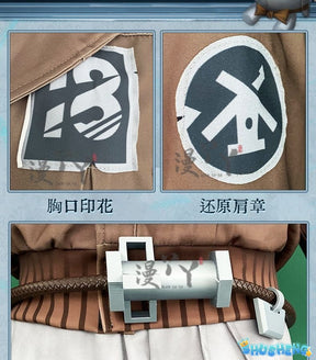 Game Identity V Prospector Norton Campbell Cosplay Costume Red Party Suit Halloween Carnival Uniforms Custom Made