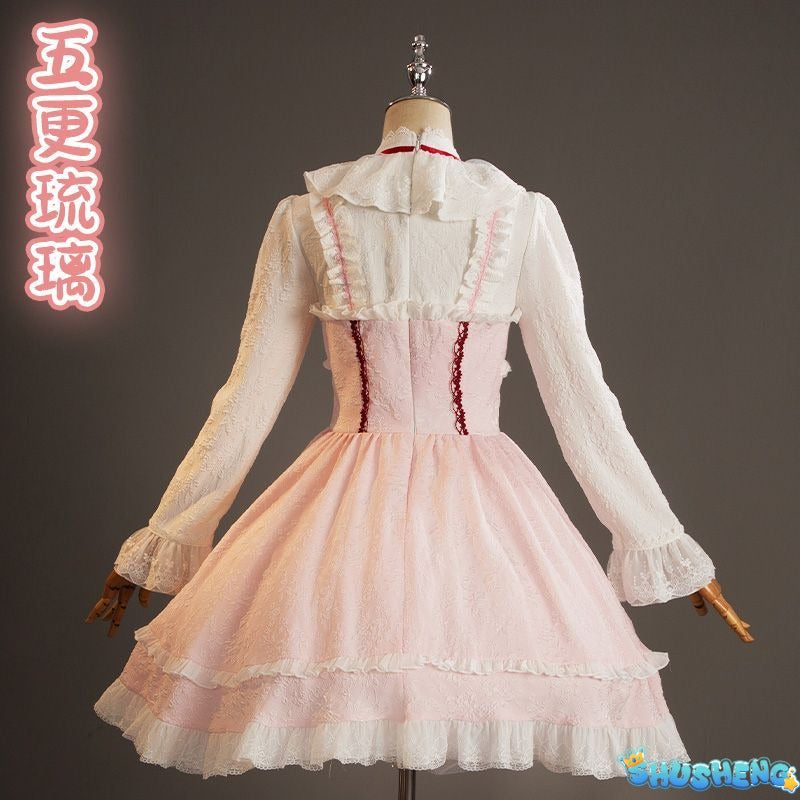 Gokou Ruri Cosplay Girls Dress for Halloween Christmas Festival Party Sweet Dress Women's Role Playing Princess Bow Dress