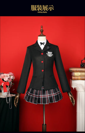 Persona 5 Game Hot Kasumi Yoshizawa Cosplay Costume Women Halloween Party Essential